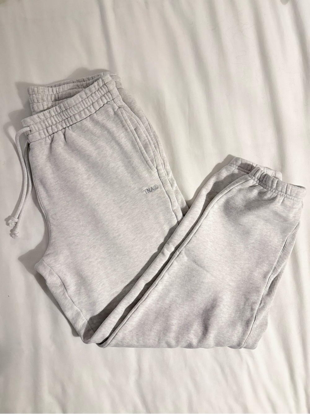 TNA Cloud White  Women's Boyfriend Sweatpants